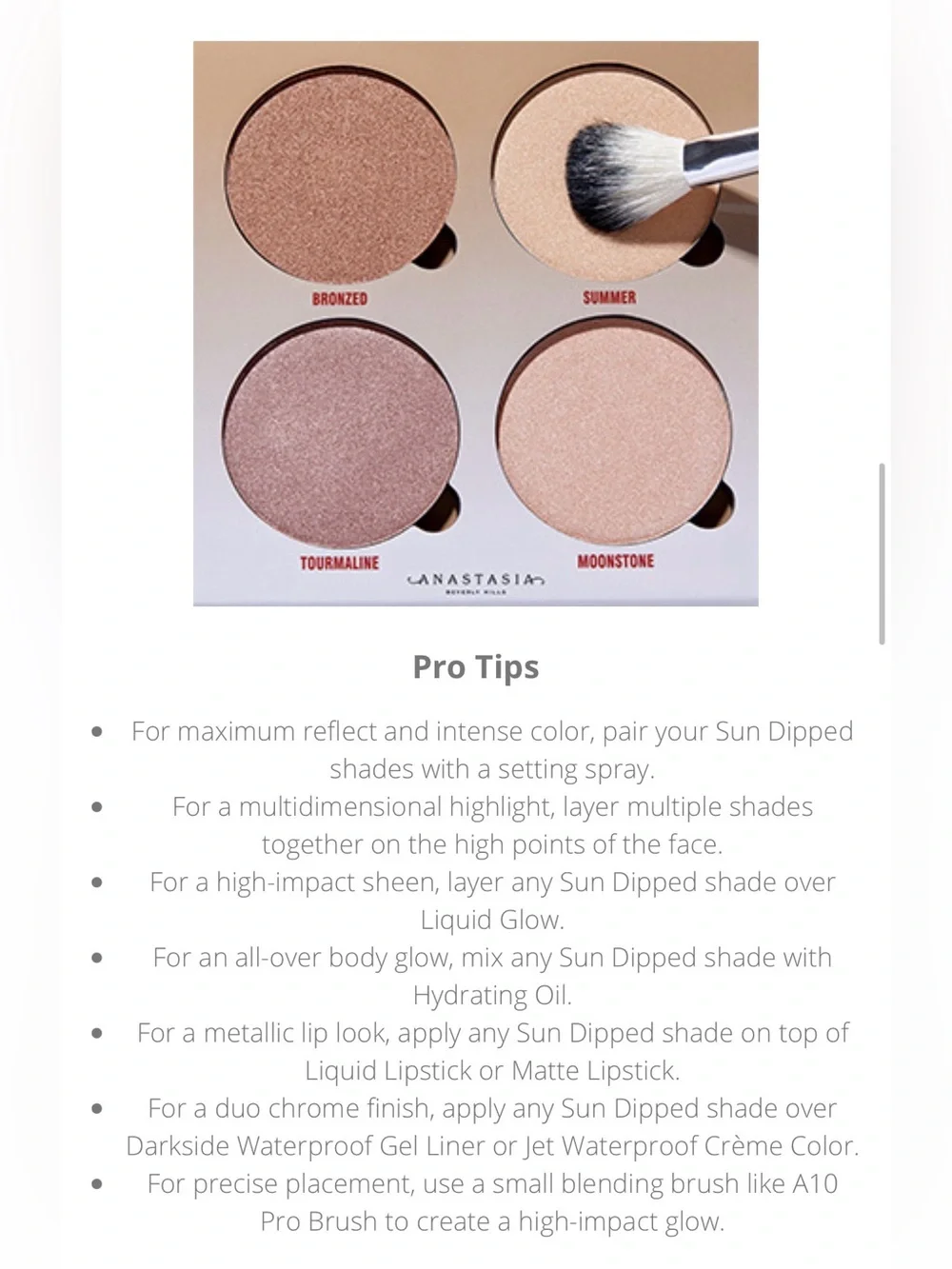 Anastasia Beverly Hills Glow Kit Contour & Highlight (Sun Dipped)